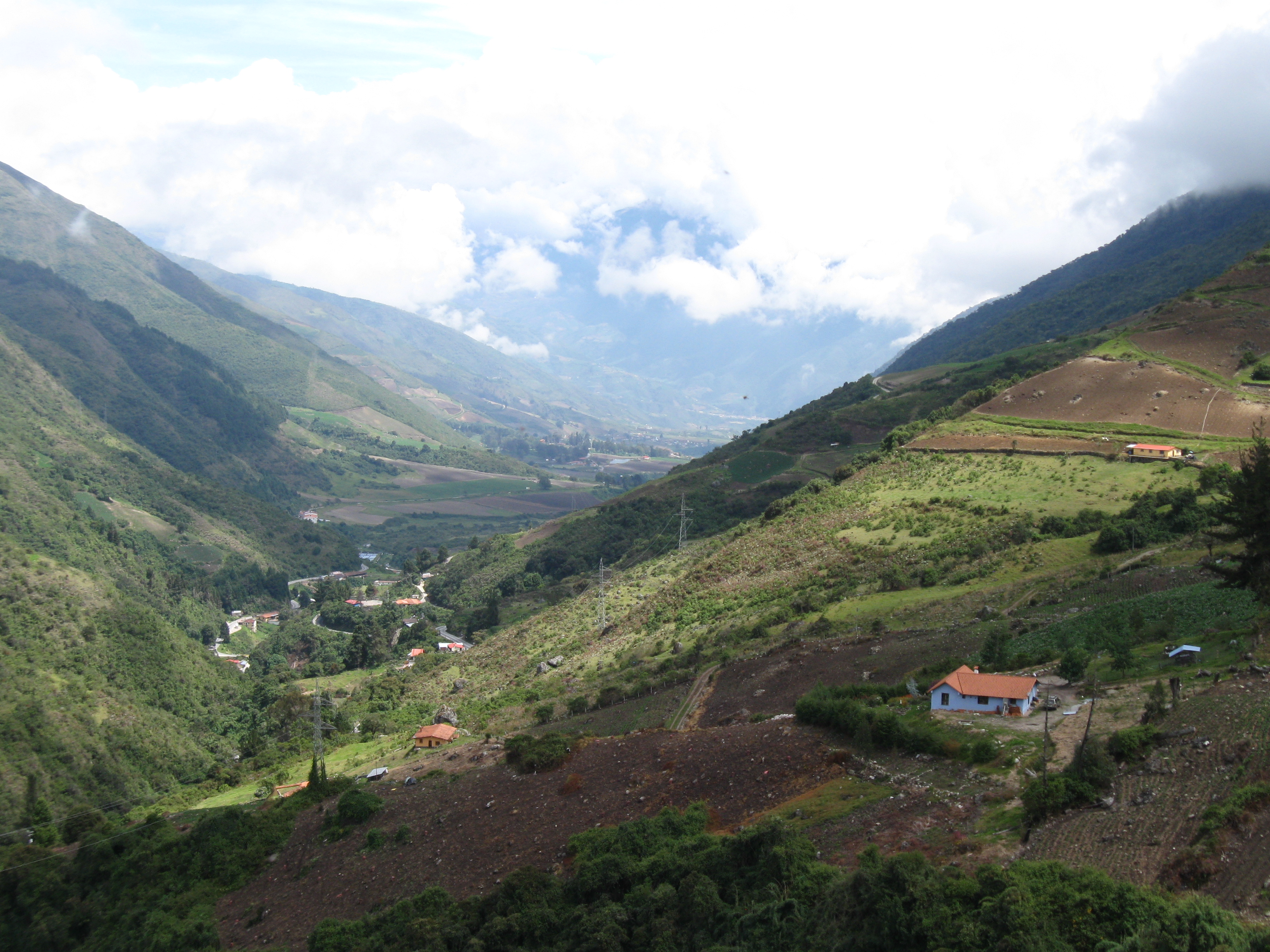 Paisaje de los Andes merideños