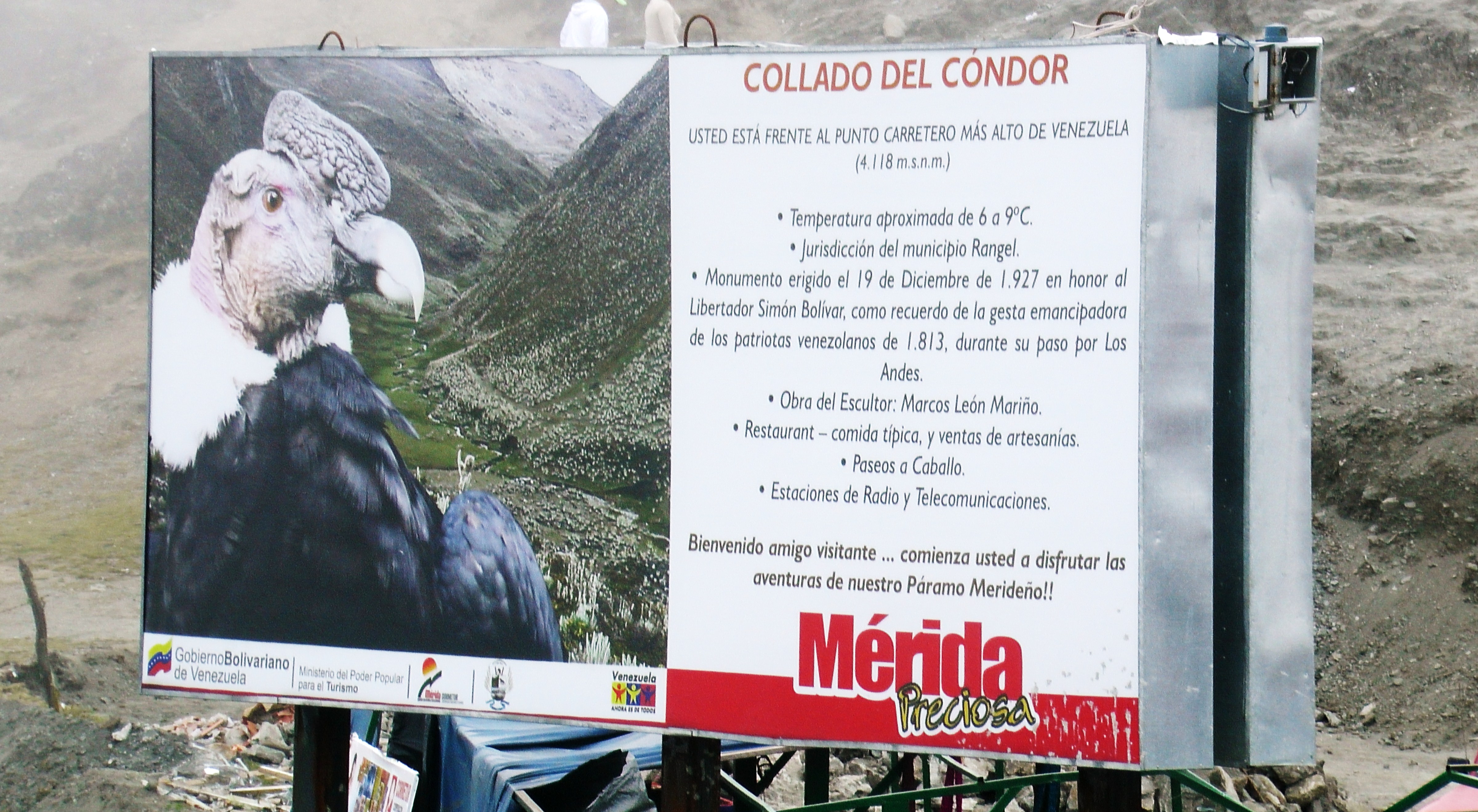 Collado del Cóndor, conocido como Pico El Águila