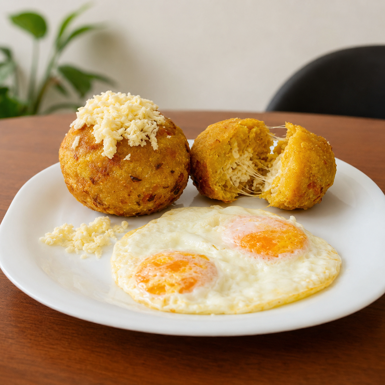 Porción de bolón