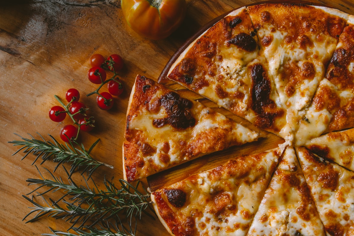 Pizzas para compartir en Mila Rooftop