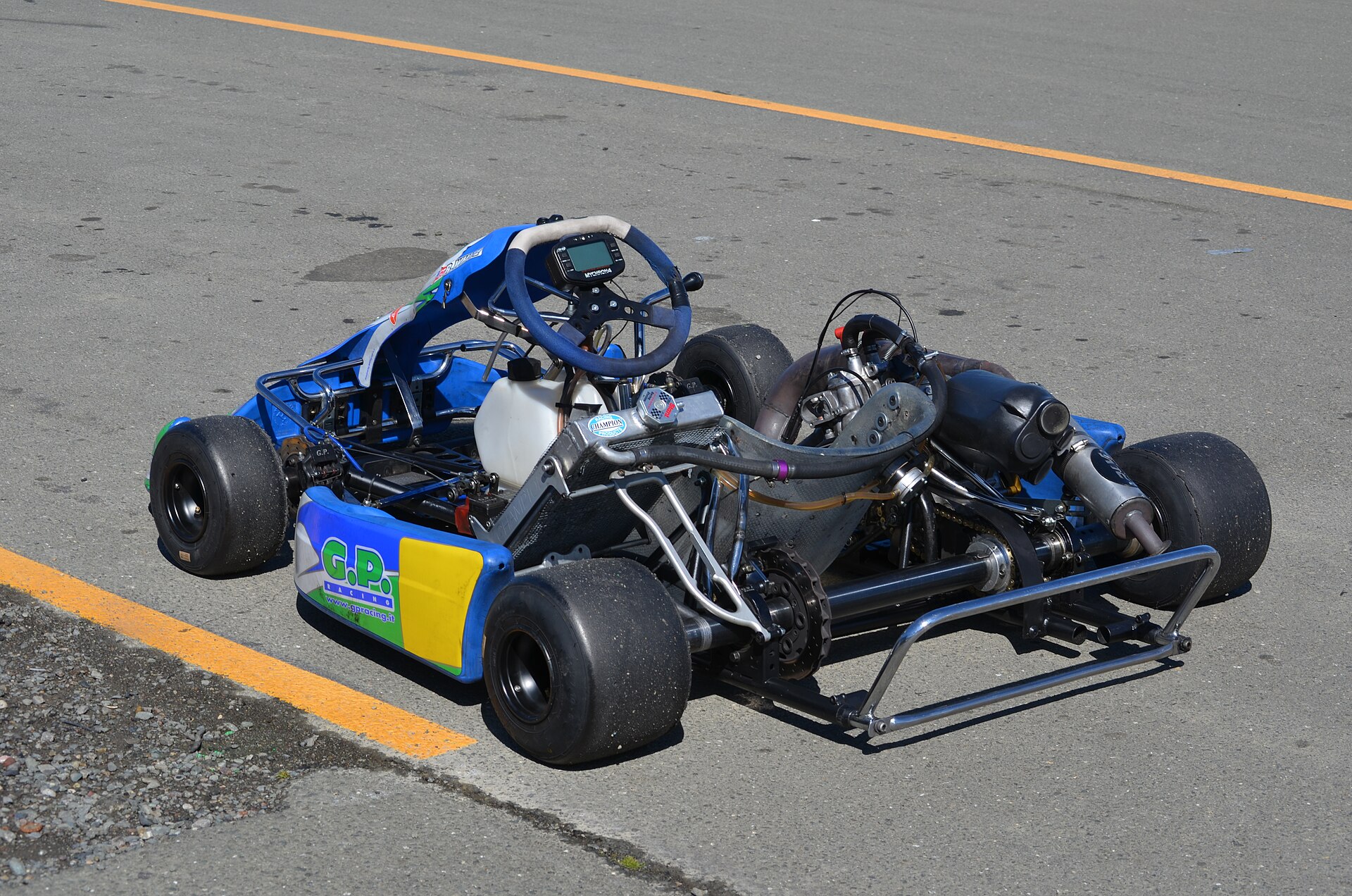 Detalle de kart de competencia
