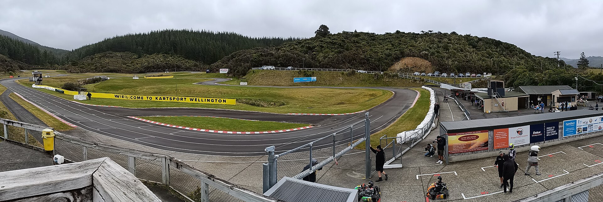 Trazado amplio del kartódromo